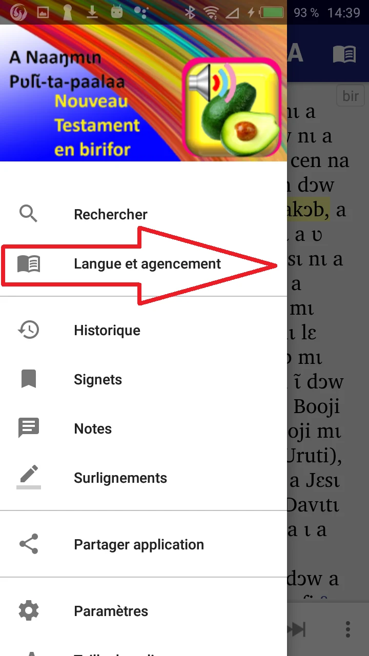Birifor NT français English screenshot