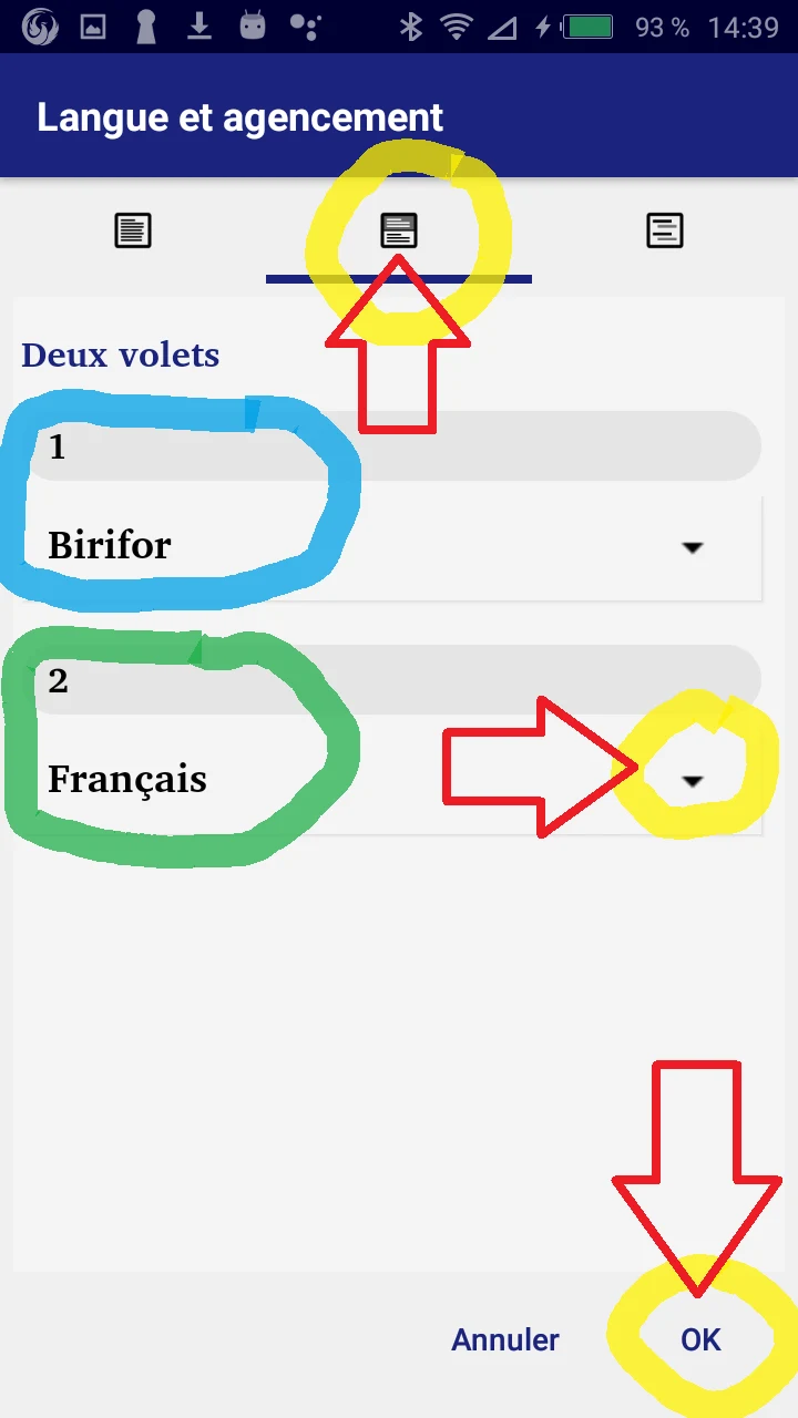 Birifor NT français English screenshot