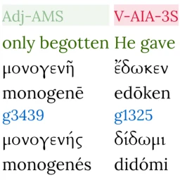 Ícone de Hebrew/Greek Interlinear Bible